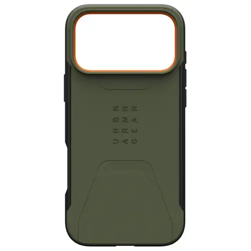 Husa Protetie Spate UAG Civilian MagSafe pentru Apple iPhone 17 Pro Max (Verde/Portocaliu)