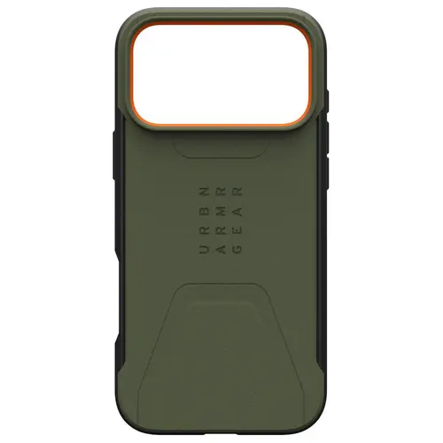 Husa Protectie Spate UAG Civilian MagSafe pentru Apple iPhone 17 Pro (Verde/Portocaliu)