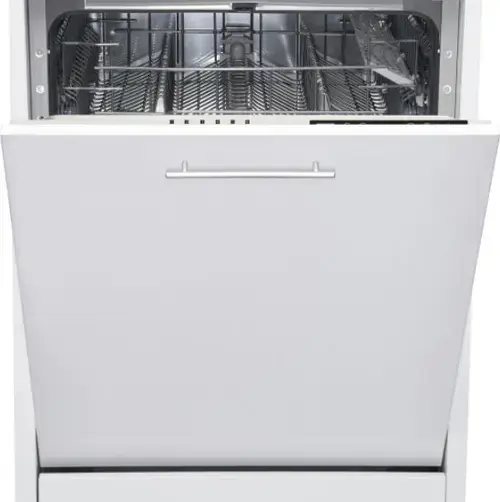 Masina de spalat vase incorporabila Heinner HDW-BI6006IE++, 12 Seturi, 6 Programe, AquaStop, Clasa E, 60 cm (Alb)