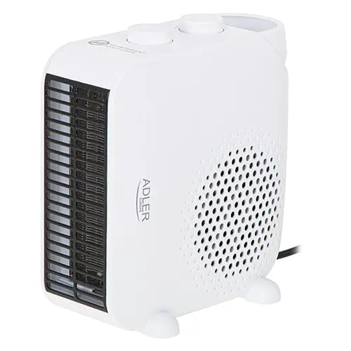 Aeroterma ceramica Adler AD7725W, 2000 W, Indicator luminos, Termostat (Alb)