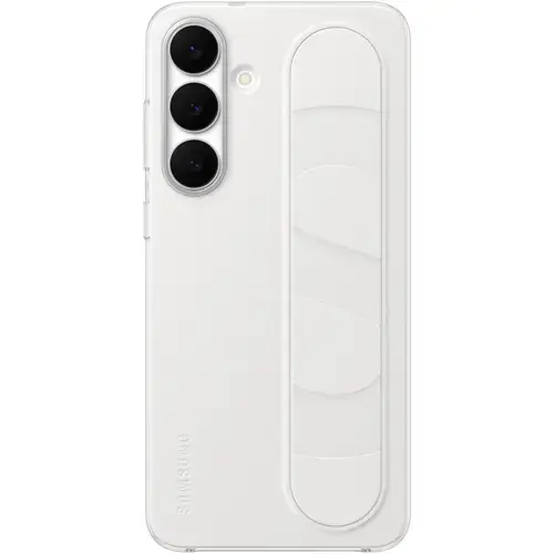Husa protectie spate Samsung Standing Grip Case EF-GS731CWEGWW pentru Galaxy S25 FE (Alb)