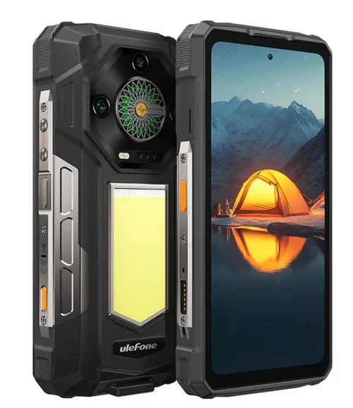 Telefon Mobil Ulefone Armor 33, MediaTek Helio G100 Octa-Core, Ecran IPS LCD touchscreen 6.95inch, 12GB RAM, 512GB Flash, Camera Tripla 50+64+50, Wi-Fi, 4G, Dual Sim, Android (Negru)