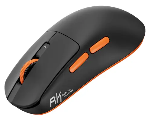 Mouse Gaming Royal Klunge M30, Wired, Wireless, Bluetooth (Portocaliu/Negru)