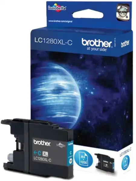 Cartus cerneala Brother LC-1280XLC (Cyan - de mare capacitate)