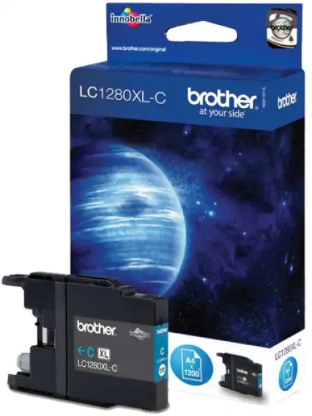 Cartus cerneala Brother LC-1280XLC (Cyan - de mare capacitate)