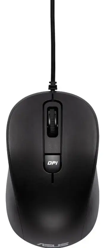 Mouse Optic ASUS MU101C, USB, 1000 DPI (Negru)