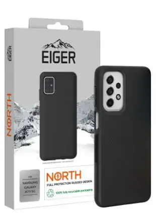 Husa Eiger North EGCA00371 pentru Samsung Galaxy A73 5G (Negru)