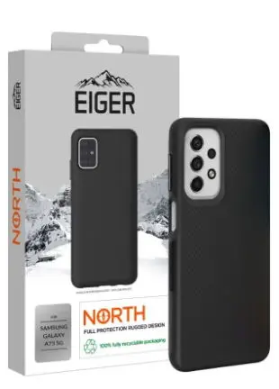 Husa Eiger North EGCA00371 pentru Samsung Galaxy A73 5G (Negru)