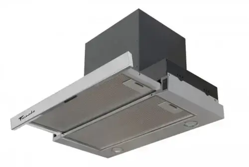Hota incorporabila telescopica Tornado Sonora 1200 (60), 1 Motor, 3 Viteze, 1200 m3/h, Filtru anti-grasimi, Clasa B, 60 cm (Inox)