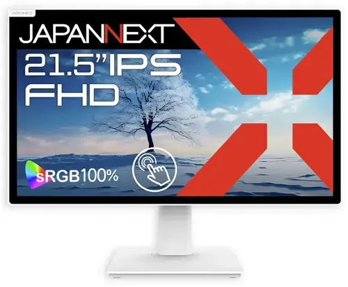 Monitor IPS LED JAPANNEXT 21.5inch JN-IPS2152FHDR-T, Full HD (1920 x 1080), HDMI, DisplayPort, Boxe, Touchscreen (Negru)