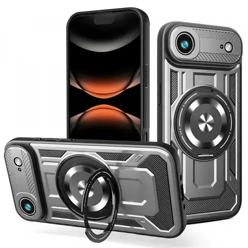 Husa pentru Apple iPhone Air Techsuit RuggedCam (Gri/Negru)