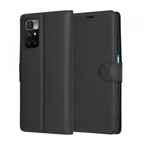 Husa pentru Xiaomi Redmi 10 2022 / 10 Techsuit Leather Folio (Negru)