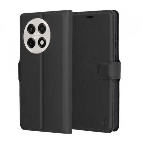 Husa pentru OnePlus 13R, Techsuit Leather Folio (Negru)