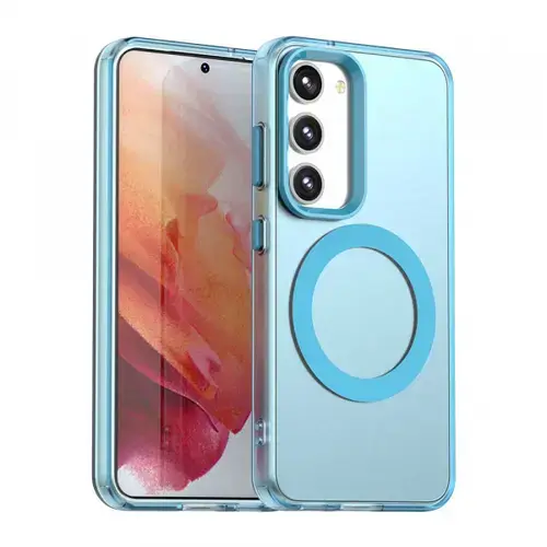 Husa MagSafe pentru Samsung Galaxy S23 S911 Techsuit CandyCase (Albastru)
