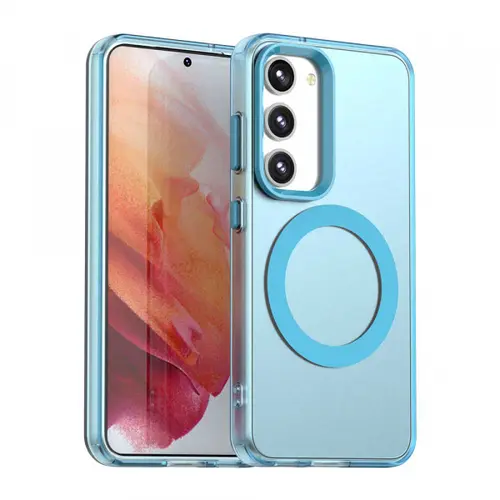 Husa MagSafe pentru Samsung Galaxy S23 S911 Techsuit CandyCase (Albastru)