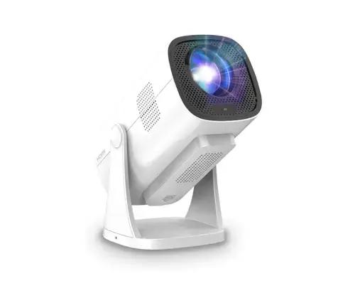 Videoproiector Philips NeoPix 250 Smart, 1920x1080, LCD, 250 lumeni, Contrast 3000:1, Wi-Fi, Bluetooth, HDMI, USB, Difuzoare Stereo 2x3 W (Alb)