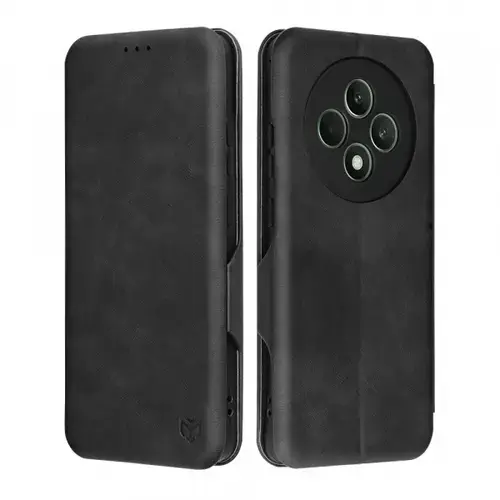 Husa pentru Oppo Reno12 FS 5G / Reno12 FS 4G / Reno12 F 4G / Reno12 F, Techsuit Safe Wallet Plus (Negru)