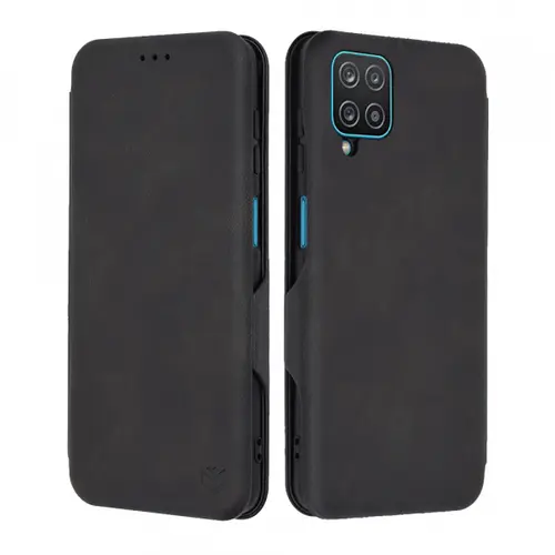 Husa pentru Samsung Galaxy A12 Nacho A127 / A12 A125, Techsuit, Safe Wallet Plus (Negru)