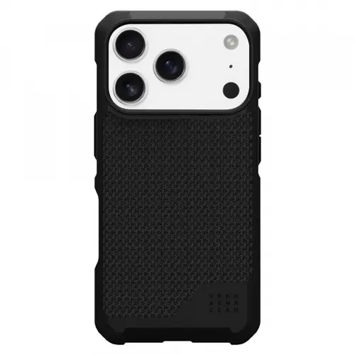 Husa MagSafe pentru Apple iPhone 17 Pro, Urban Armor Gear, Metropolis LT Kevlar (Negru)