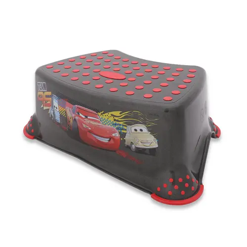 Inaltator baie antiderapant Lorelli Disney Cars, Negru/Rosu