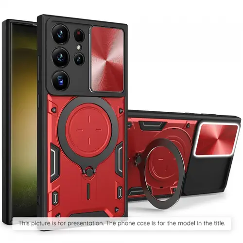 Husa pentru Motorola Moto E15 / G05, Techsuit, CamGuard Pro, Rosie