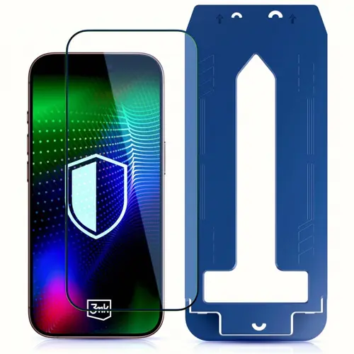 Folie de protectie Ecran 3MK Hardy Ultra pentru Apple iPhone Air, Sticla Securizata, Full Glue (Transparent/Negru)