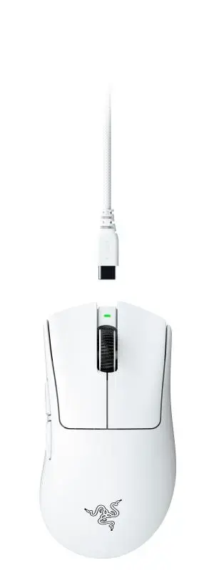 Mouse Gaming Razer DeathAdder V4 Pro, 45000 DPI, USB-C, Wireless (Alb)
