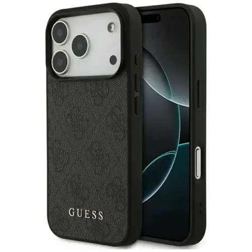 Husa pentru Apple iPhone 17 Pro, Guess, 4G Classic (Negru)