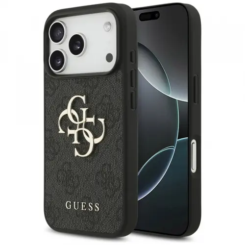 Husa pentru Apple iPhone 17 Pro Max, Guess 4G Big Logo (Negru)