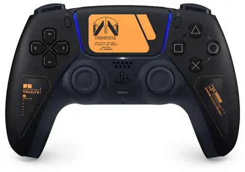 Controller Wireless PlayStation 5 (PS5) DualSense, Death Stranding 2: On the Beach Limited Edition (Negru/Galben)