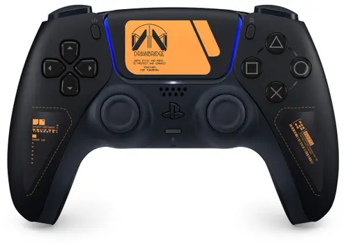 Controller Wireless PlayStation 5 (PS5) DualSense, Death Stranding 2: On the Beach Limited Edition (Negru/Galben)