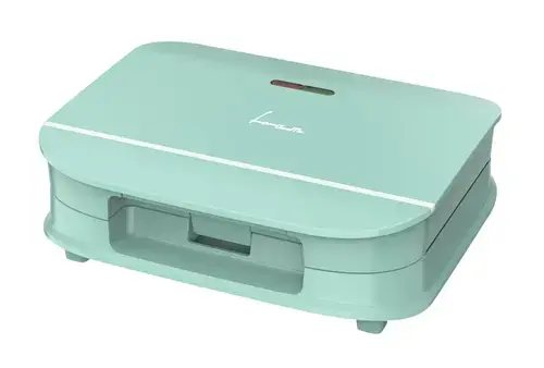 Sandwich maker Fram FSM-700GR, 700 W, 2 sandwich-uri, Placi fixe cu invelist antiaderent, Depozitare verticala (Verde)