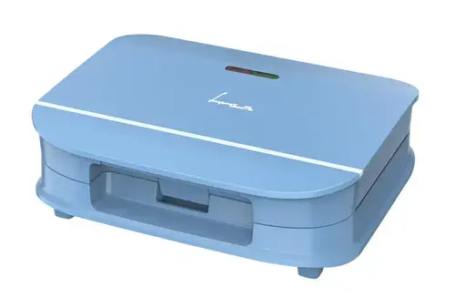 Sandwich maker Fram FSM-700BL, 700 W, 2 sandwich-uri, Placi fixe cu invelist antiaderent, Depozitare verticala (Albastru)