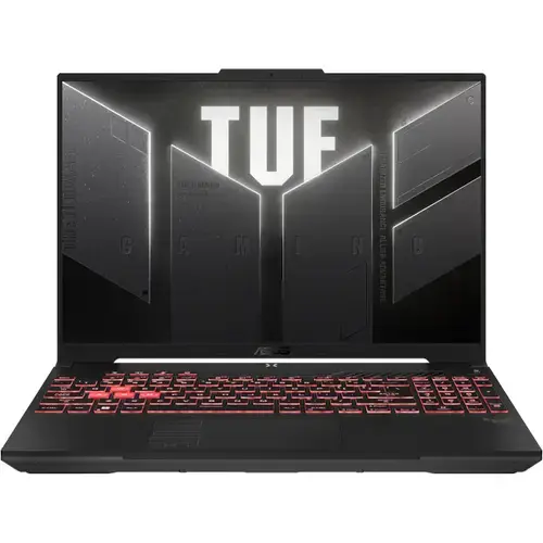 Laptop Gaming ASUS TUF A16 FA607NUG (Procesor AMD Ryzen™ 7 7445HS (16M Cache, up to 4.7 GHz), 16inch FHD+ 144Hz, 16GB, 512GB SSD, nVidia GeForce RTX 4050 @6GB, Negru/Gri)