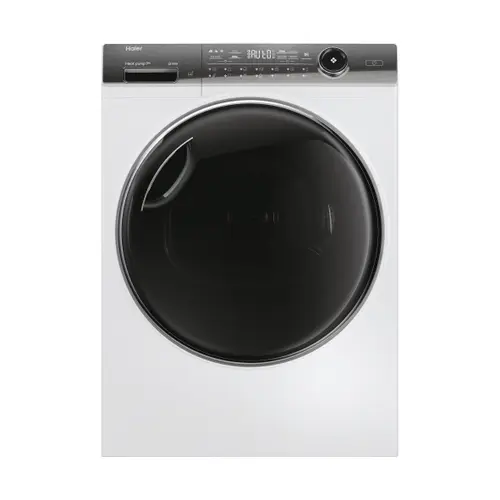 Uscator de rufe HAIER I-Pro Series 7 Plus HD90-A3979NU1-S, Pompa de caldura, 9 kg, Inverter, Clasa C, hOn, 15 programe (Alb)