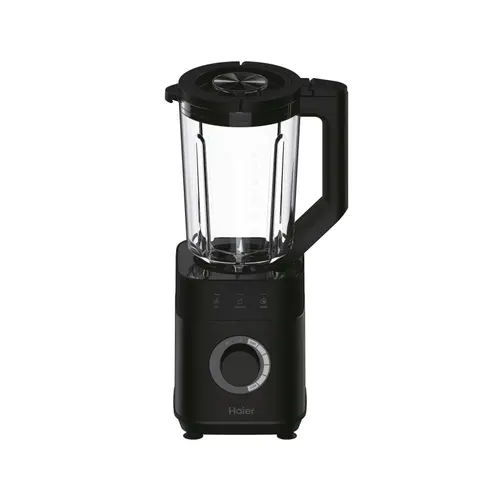 Blender de masa HAIER I-Master Series 5 HBL5B2 011, Cana sticla 2 l, 6 viteze, 1200 W, Max 20.000 RPM, Recipient din Tritan 0.7 l (Negru)