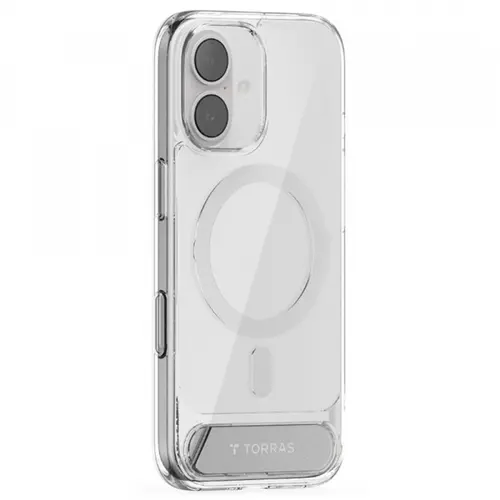Husa MagSafe pentru Apple iPhone 17, Torras, Pstand (Transparent)