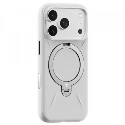 Husa MagSafe pentru Apple iPhone 17 Pro Torras QPRO Silicone (Alb)