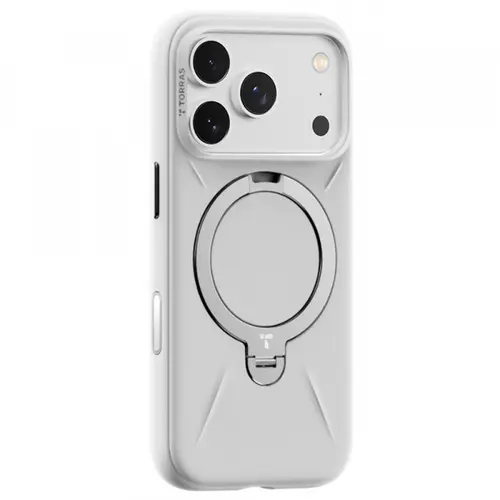 Husa MagSafe pentru Apple iPhone 17 Pro Torras QPRO Silicone (Alb)