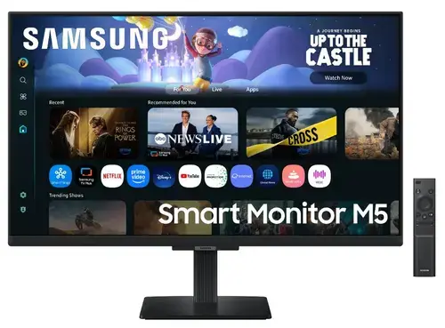 Monitor IPS LED Samsung 27inch LS27FM500EUXEN, Full HD (1920 x 1080), HDMI, Boxe (Negru)