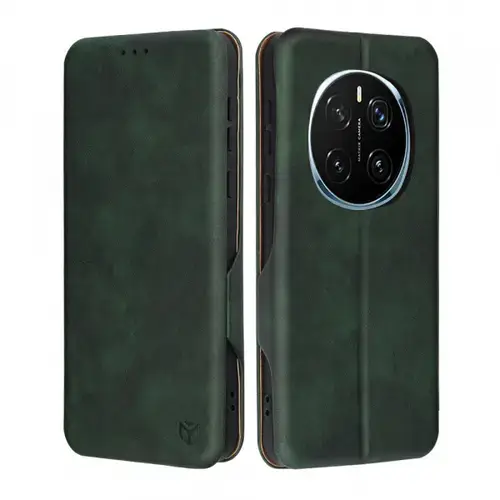Husa pentru Honor Magic7 Pro, Techsuit Safe Wallet Plus (Verde)