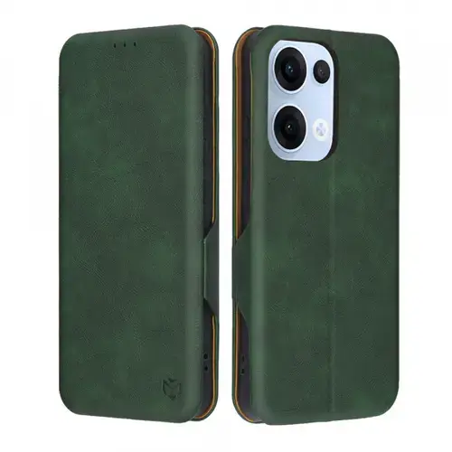 Husa pentru Oppo Reno13, Techsuit, Safe Wallet Plus (Verde)