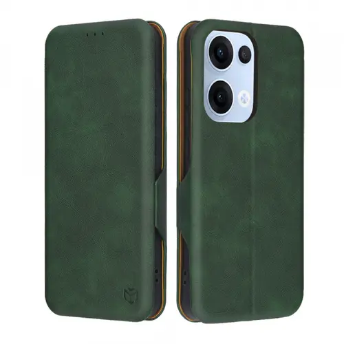 Husa pentru Oppo Reno13, Techsuit, Safe Wallet Plus (Verde)
