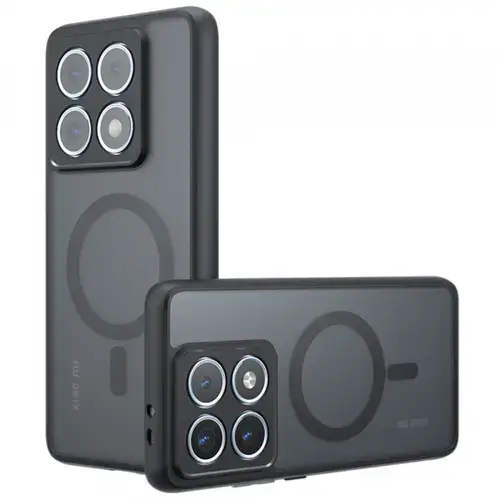 Husa MagSafe pentru Xiaomi 14T, Techsuit, PureFrost (Negru)