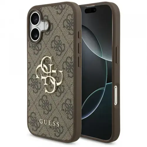 Husa pentru Apple iPhone 17, Guess, 4G Big Logo (Maro)