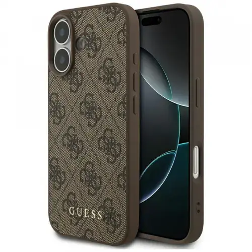 Husa pentru Apple iPhone 17, Guess, 4G Classic (Maro)