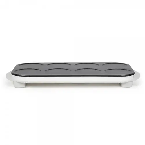 Aparat pentru mini-clatite Livoo DOC186G, 8 forme, suprafata antiaderenta, 1500 W (Alb)