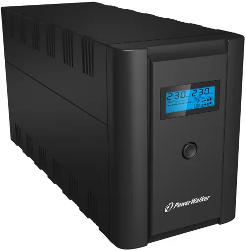 UPS Power Walker Line-Interactive, 2200VA / 1200W, 2 x Schuko, 2x IEC, LCD