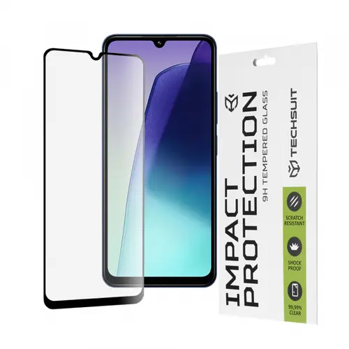 Folie de protectie Ecran Techsuit pentru Xiaomi Redmi A5 4G (Regional) / 14C / Poco C75, Sticla Securizata, Full Glue, 111D