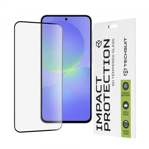 Folie de protectie Ecran Techsuit pentru Samsung Galaxy A56 A566 / A36 A366, Sticla Securizata, Full Glue, 111D